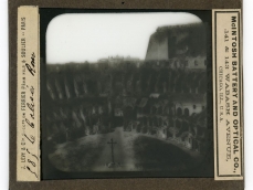 Lastra fotografica Roma Il Colosseo