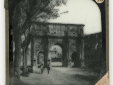 Lastra fotografica Roma Arco di Costantino visto da Sud