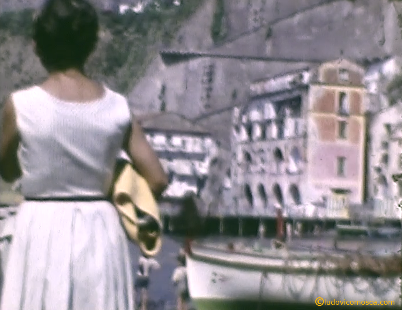 Piano di Sorrento veduta di Marina di Cassano anni 50